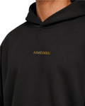 Oversized Graphic Hoodie GOD Print AIMEDIEU