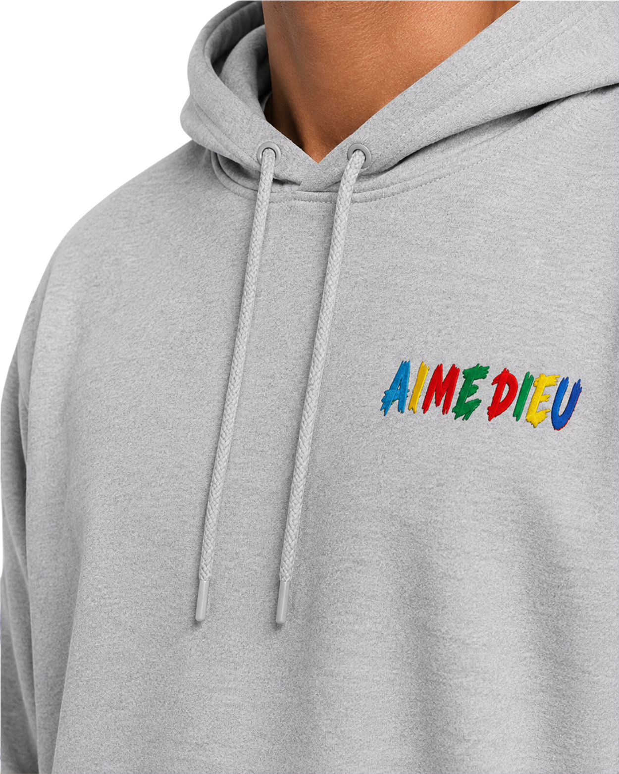 Relaxed Paint Splatter Graphic Hoodie AIMEDIEU