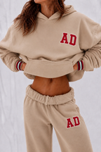 Women's AD Knit Hoodie & Straight-Leg Joggers Set