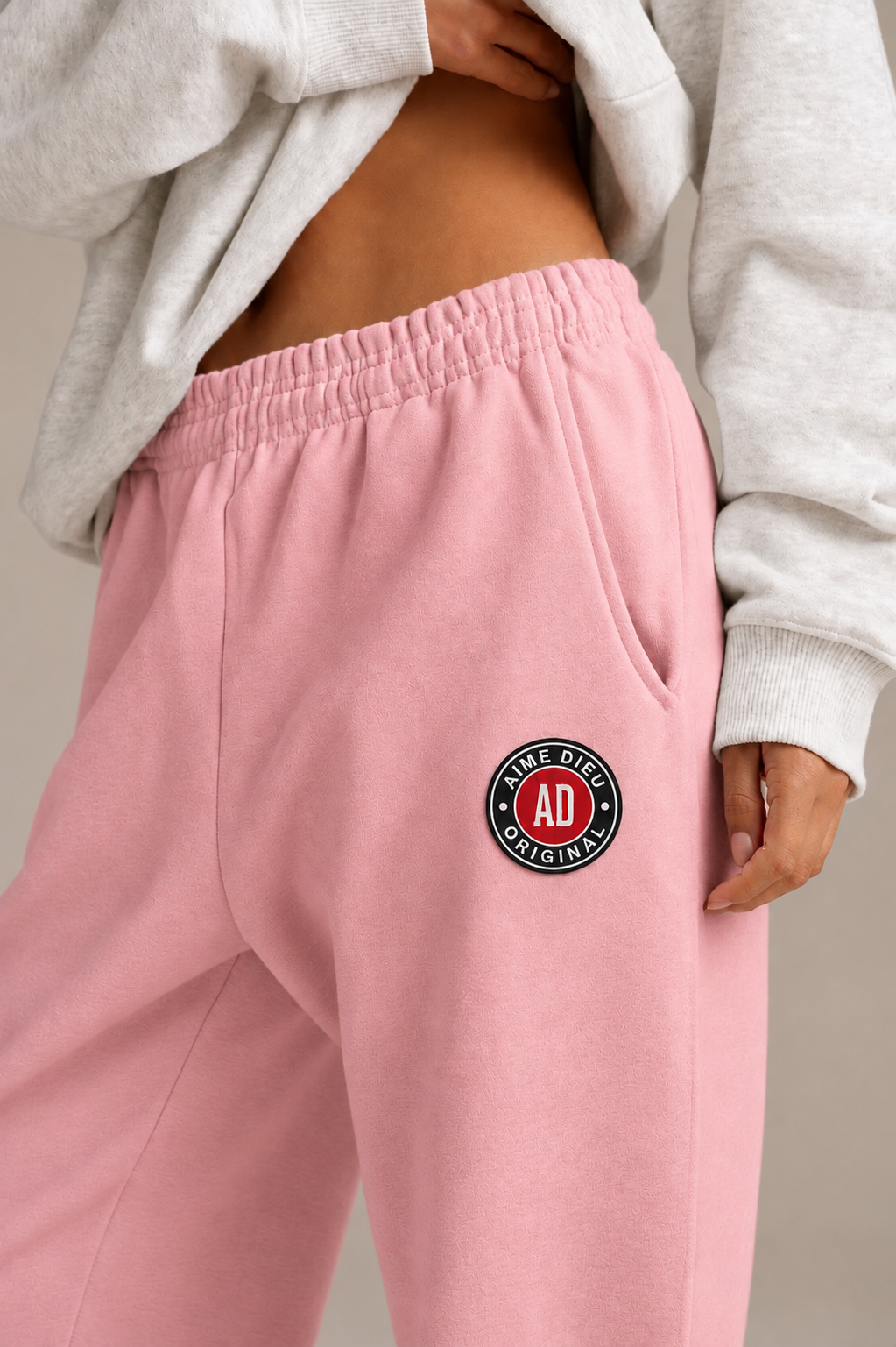 Womens Loungewear Embroidery Joggers AIMEDIEU