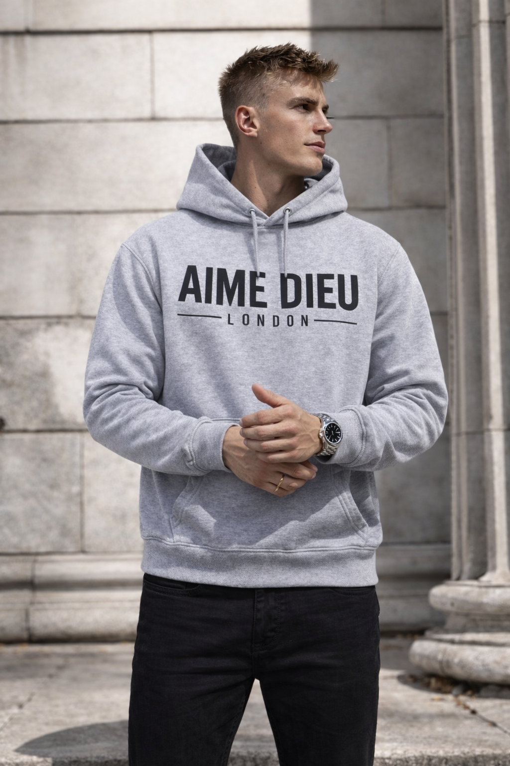 AIMEDIEU Block Oversized Hoodies