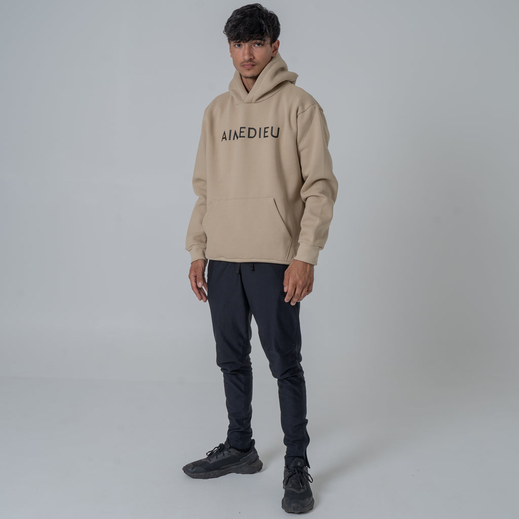 AIMEDIEU Oversized Tan Hoodie