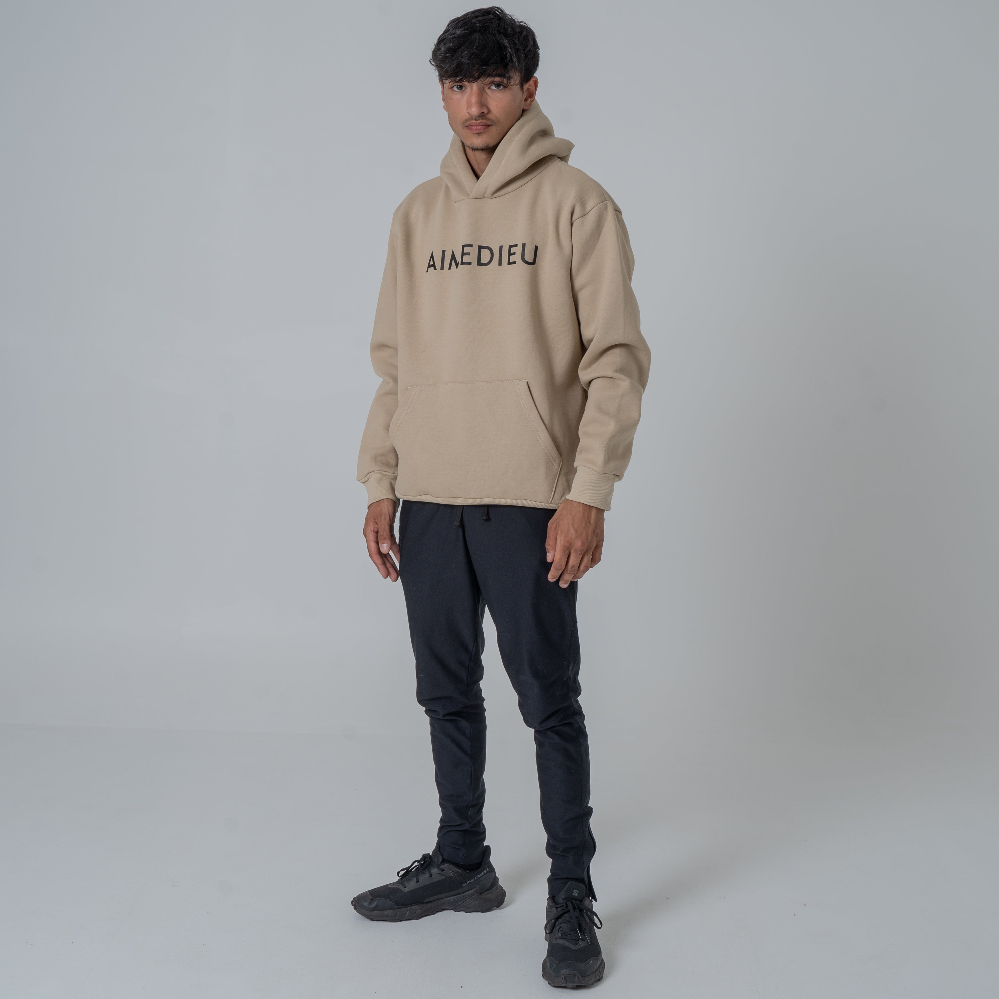 AIMEDIEU Oversized Tan Hoodie