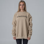 Women's Varsity Oversized Knit Sweatshirt
