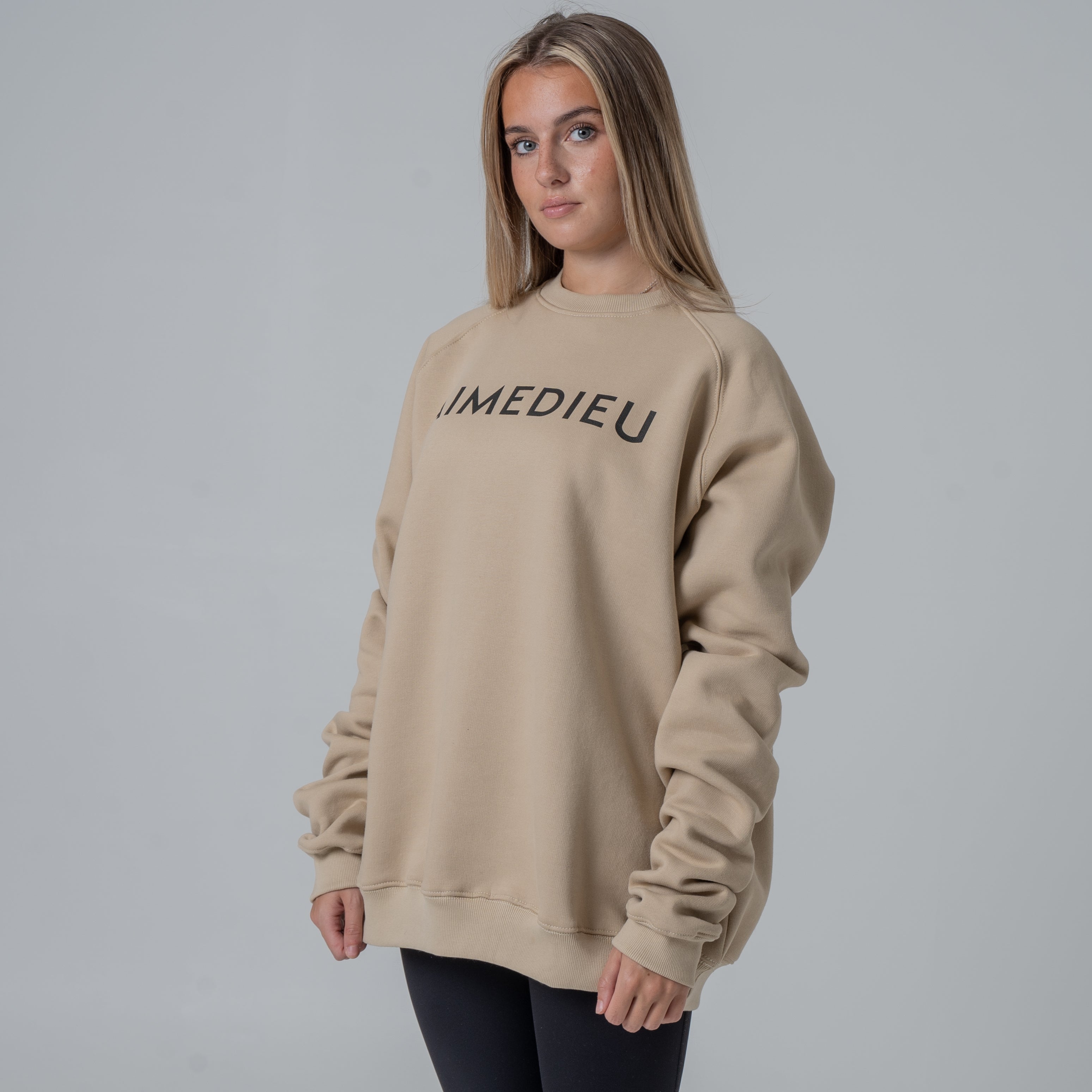 Women's Varsity Oversized Knit Sweatshirt