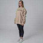 Women's Varsity Oversized Knit Sweatshirt