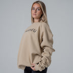 Women's Varsity Oversized Knit Sweatshirt