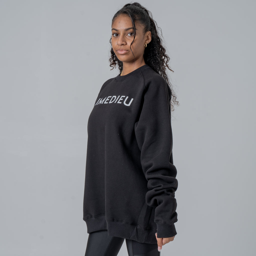 Women's Varsity Oversized Knit Sweatshirt