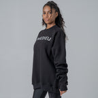 Women's Varsity Oversized Knit Sweatshirt