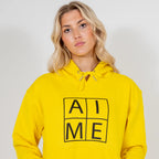 Ladies Yellow Boxy Hoodie Regular