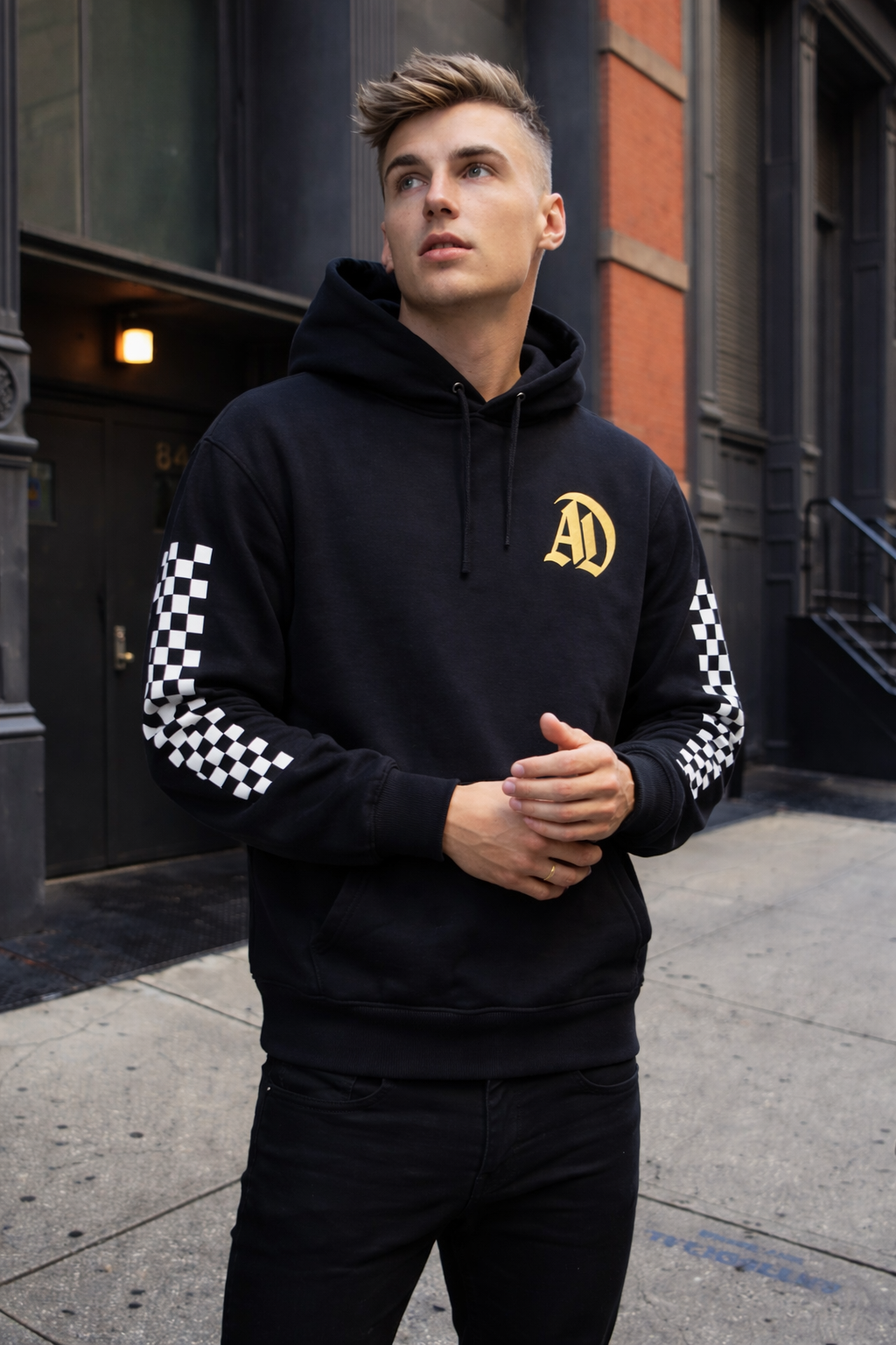 AD Checkered Hoodie