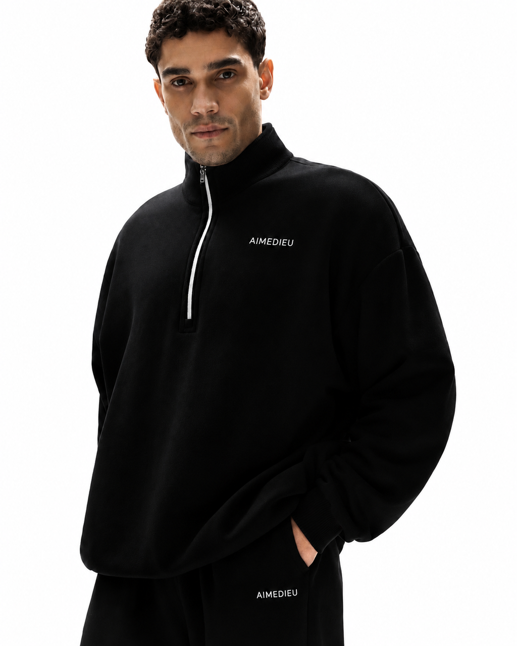 AIMEDIEU ICON Unisex Relaxed Quarter-Zip Pullover