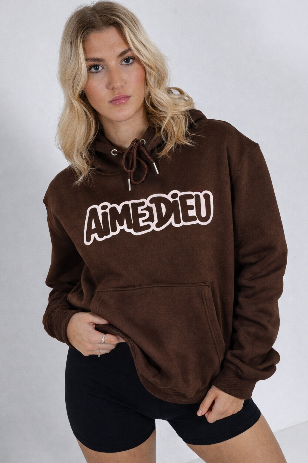 Womens bubble block hoodie