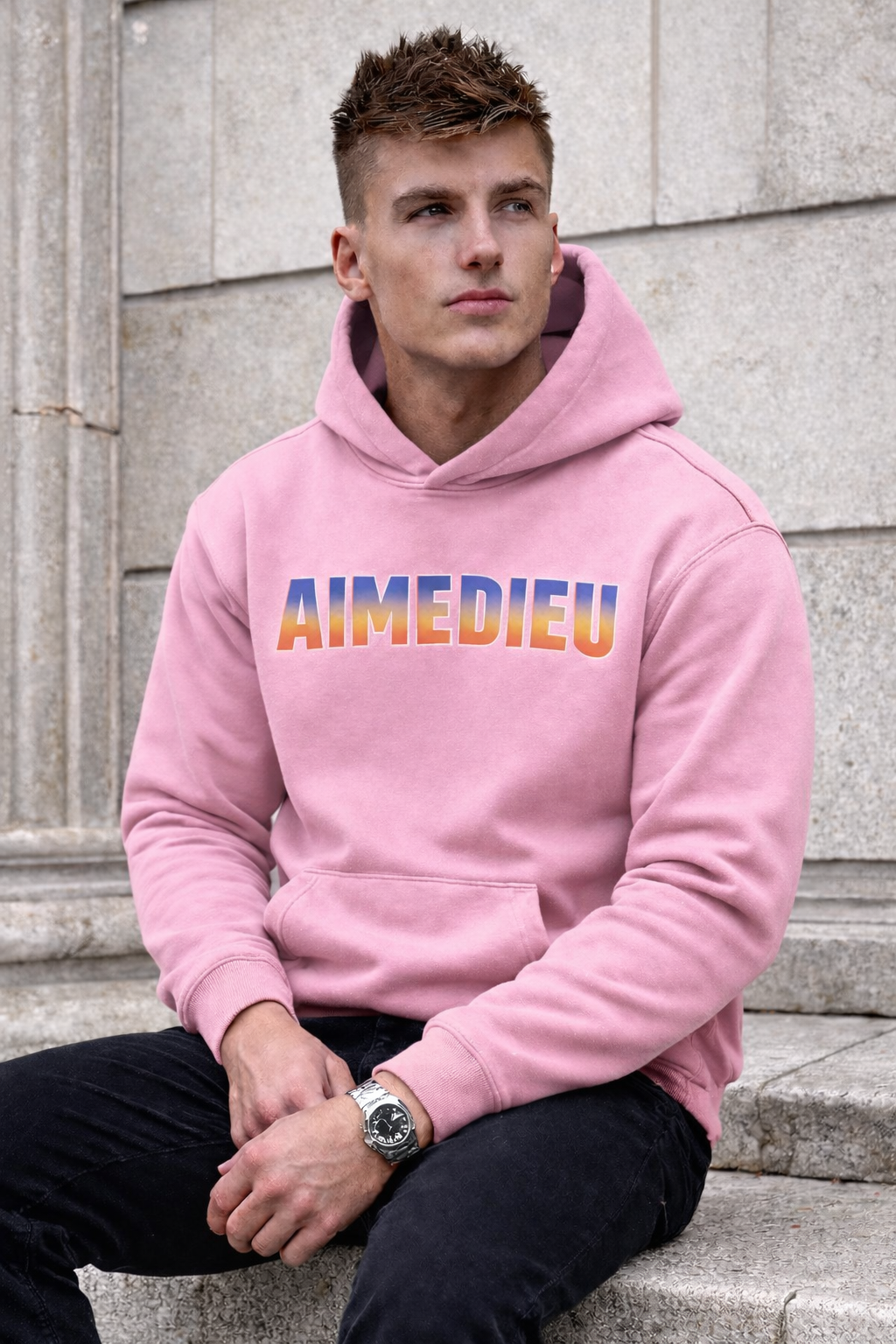 Aimedieu Rainbow Hoodie