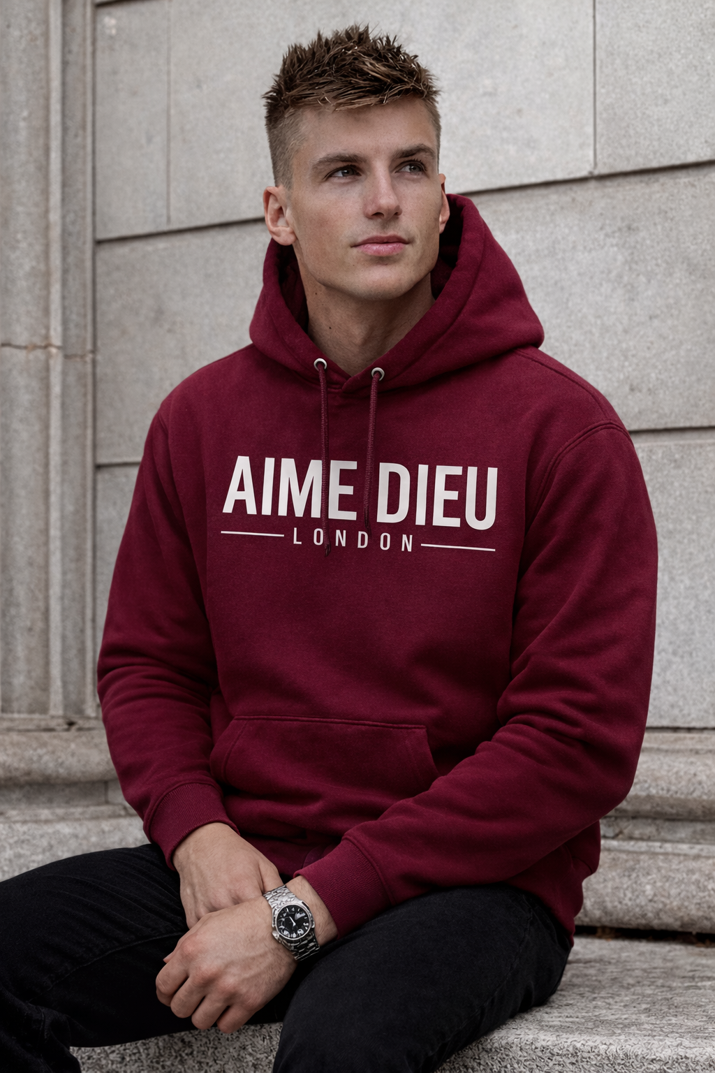 AIMEDIEU Block Oversized Hoodies
