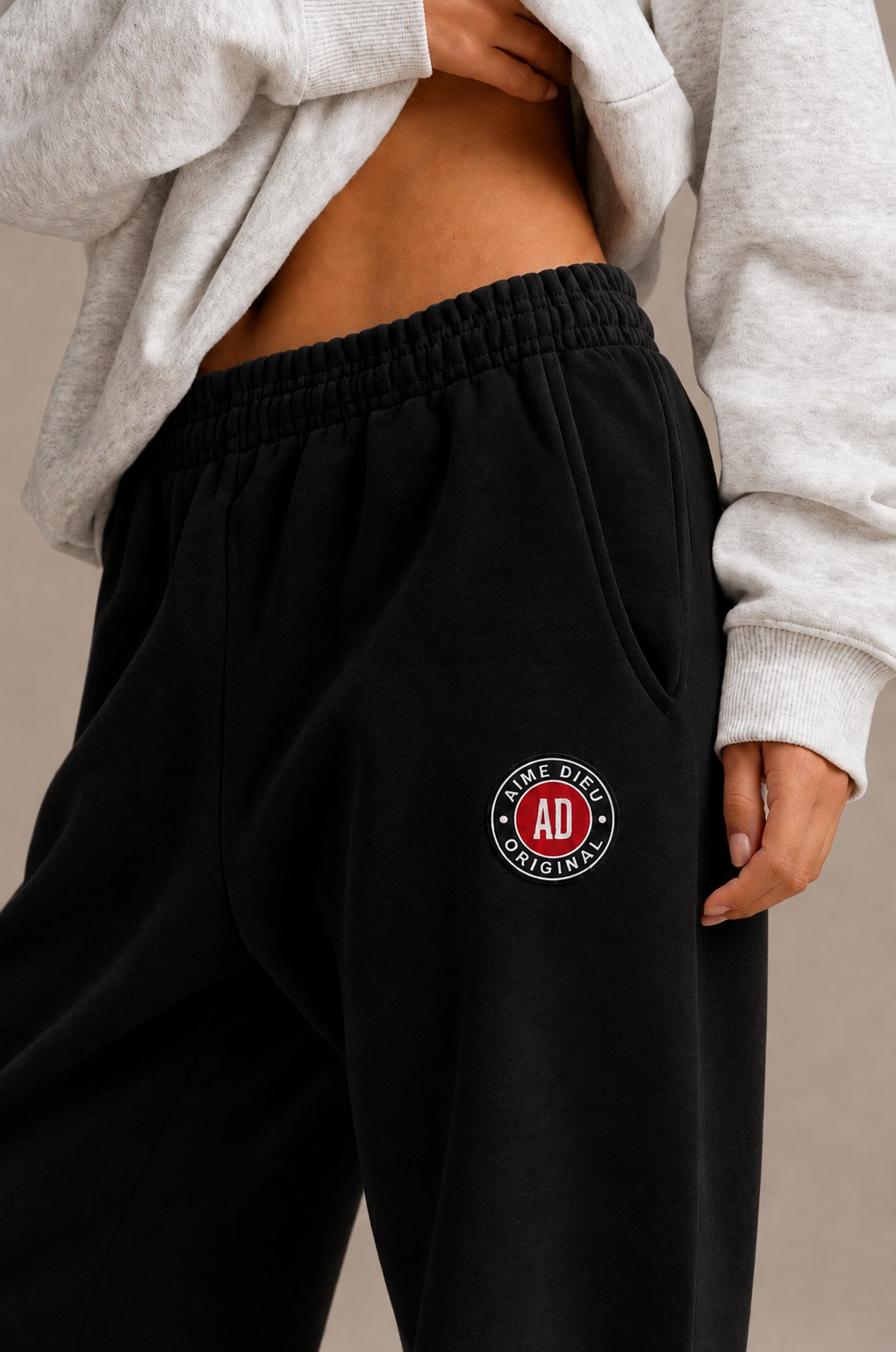 Womens Loungewear Embroidery Joggers AIMEDIEU