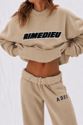 Women's Relaxed Sweatshirt & Joggers Loungewear Set