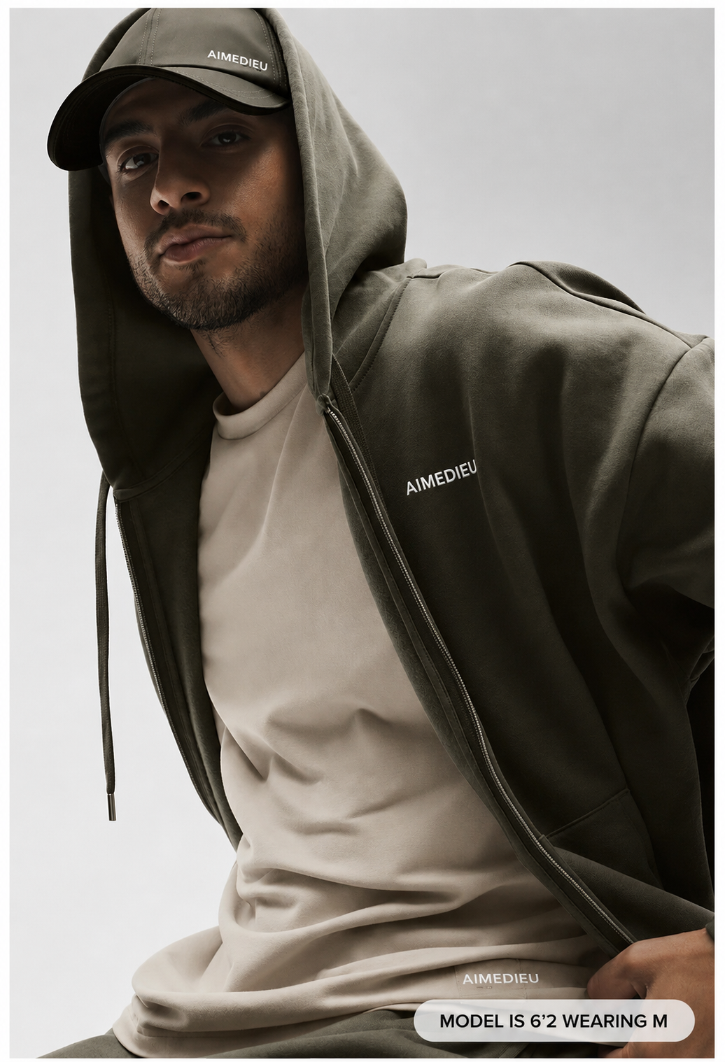 AIMEDIEU ICON Unisex Oversized Full-Zip Hoodie