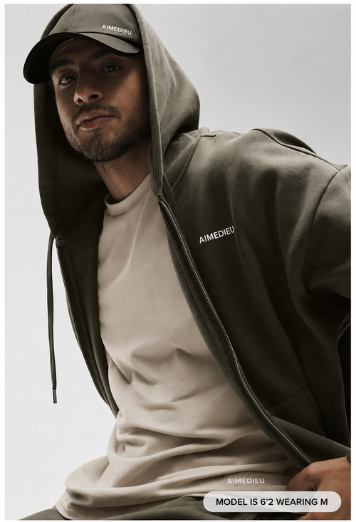AIMEDIEU ICON Oversized Zip Hoodie