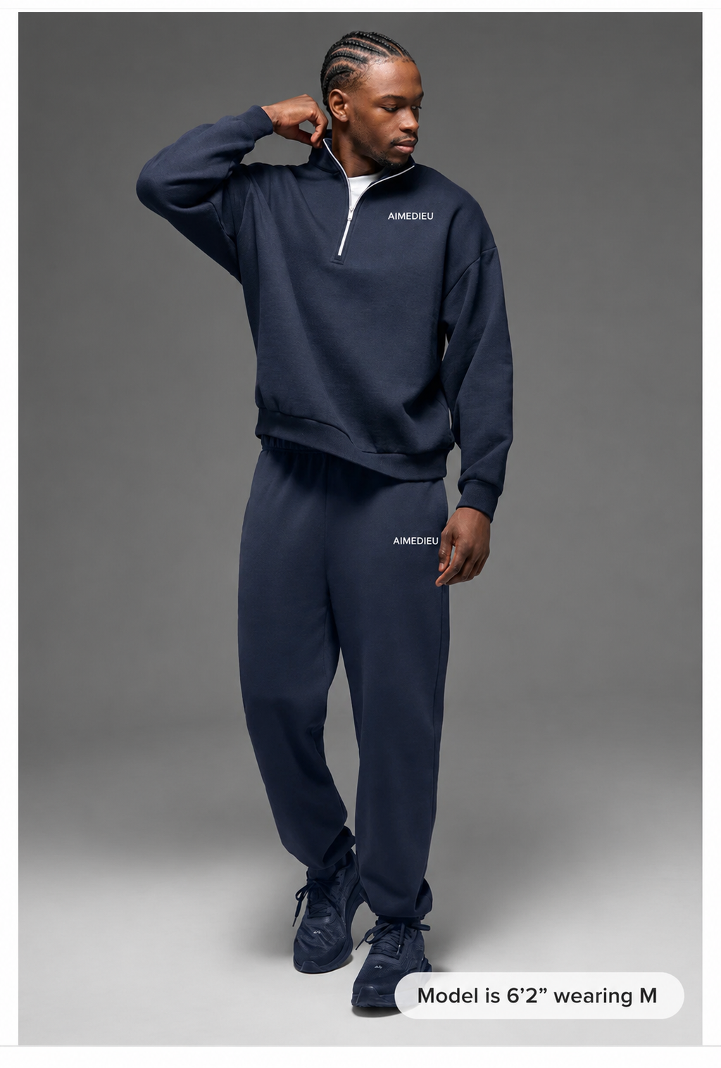 AIMEDIEU ICON Unisex Relaxed Quarter-Zip Pullover