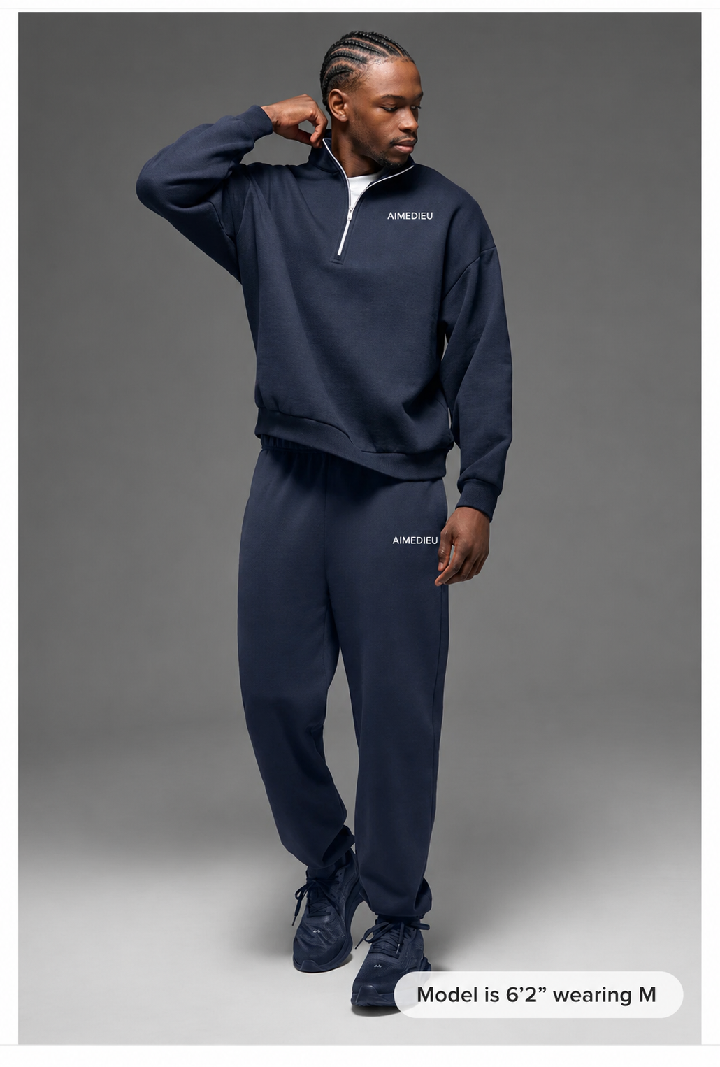 AIMEDIEU ICON Unisex Relaxed Quarter-Zip Pullover