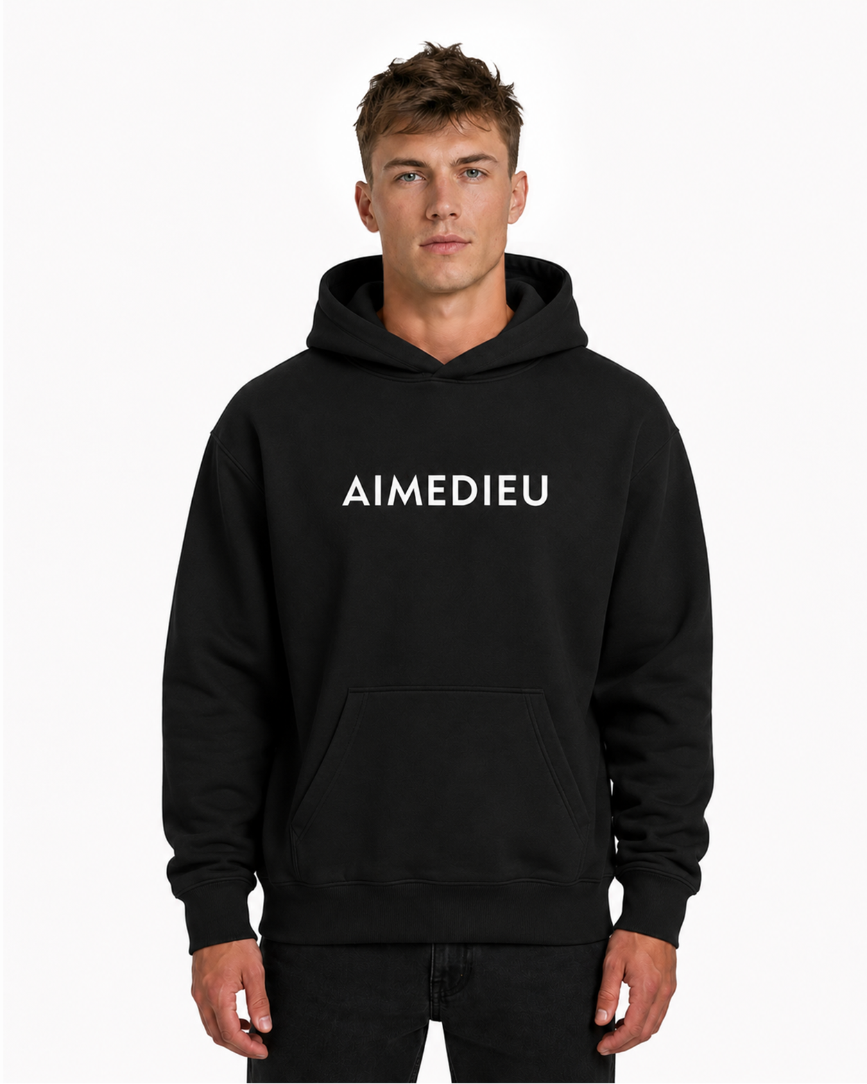 Oversized Bold Font Sweatshirt AIMEDIEU