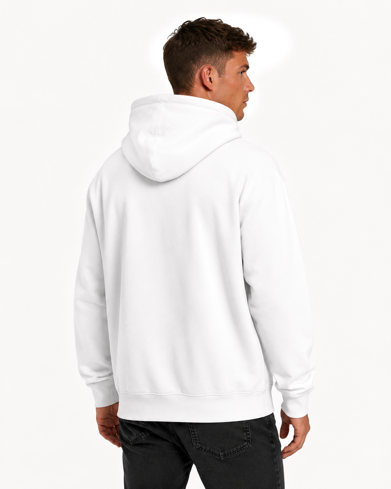 Relaxed Italic Logo Hoodie AIMEDIEU