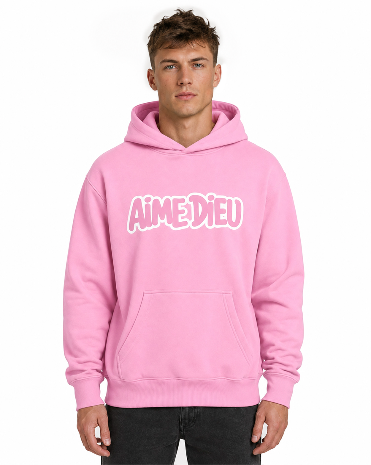 AIMEDIEU BUBBLE FONT HOODIE