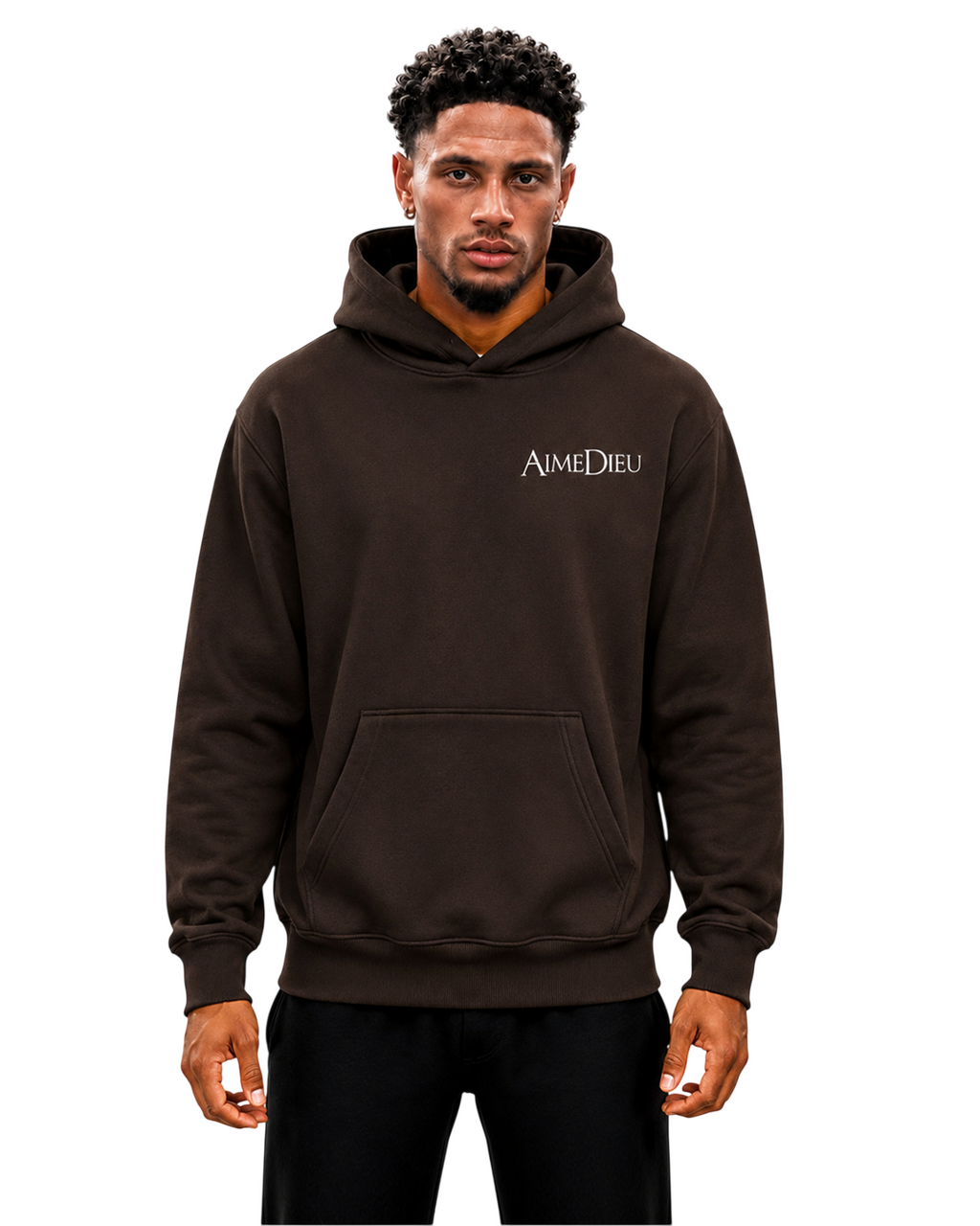 Oversized Graphic Hoodie - Paris Print AIMEDIEU