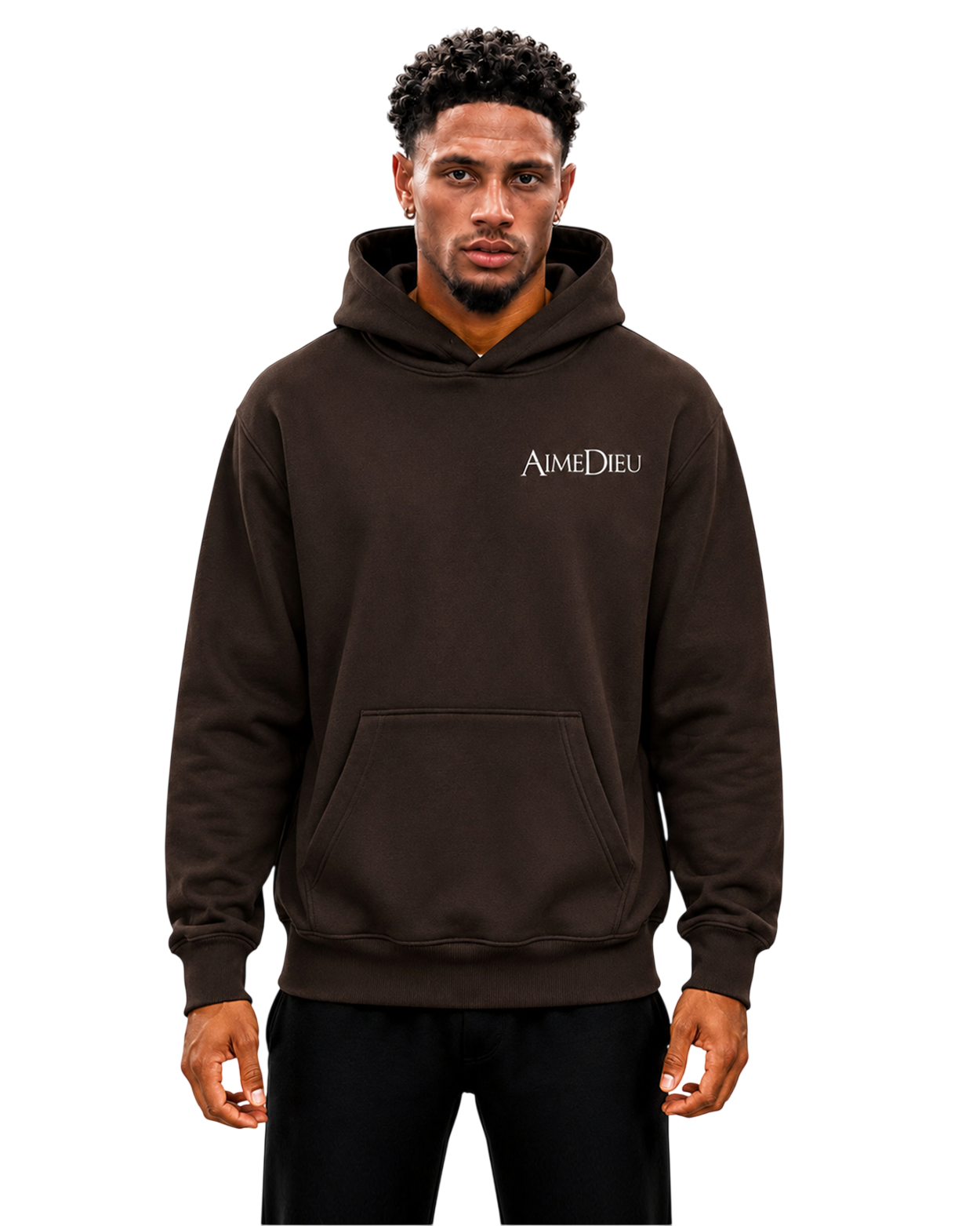 Oversized Graphic Hoodie - Paris Print AIMEDIEU
