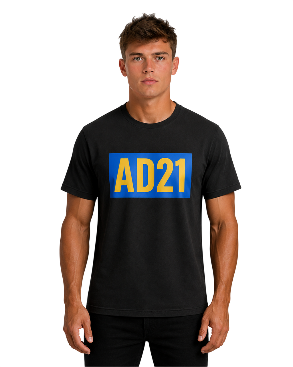Oversized Heavyweight Graphic Ree - AD21 Print AIMEDIEU