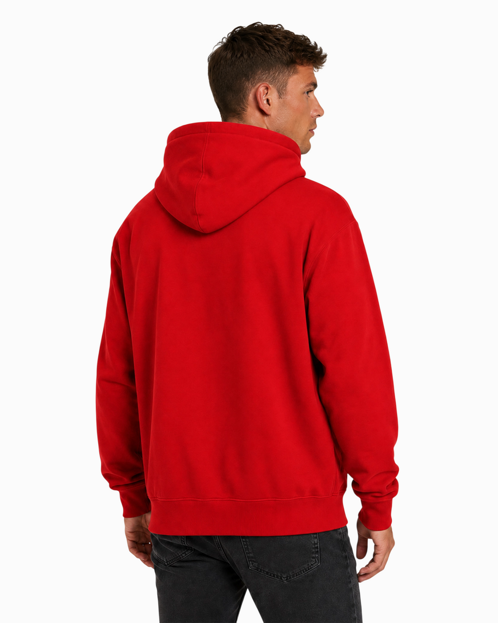 Relaxed Italic Logo Hoodie AIMEDIEU