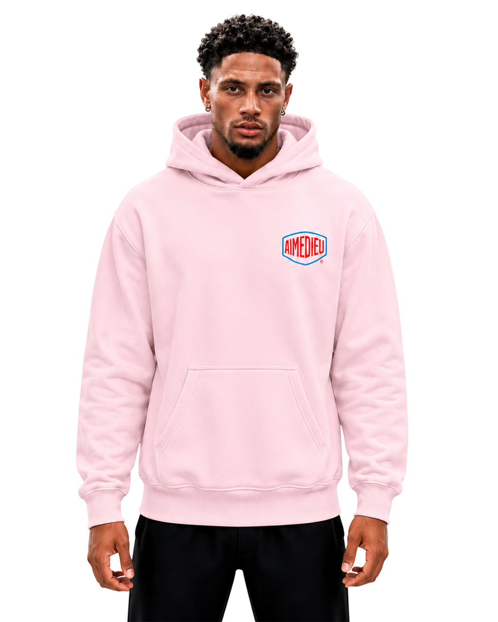 Relaxed Graphic Deus Logo Hoodie AIMEDIEU