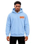 Mens Relaxed Paint Print Hoodie AIMEDIEU