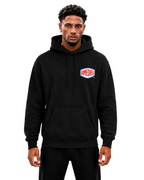 Relaxed Graphic Deus Logo Hoodie AIMEDIEU