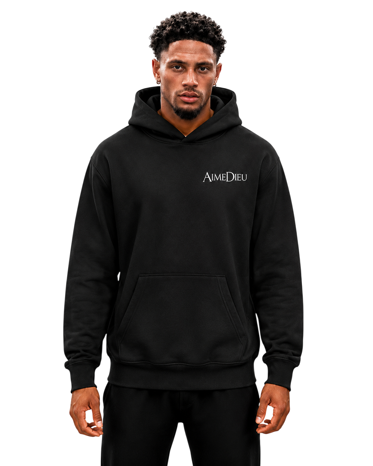 Oversized Graphic Hoodie - Paris Print AIMEDIEU
