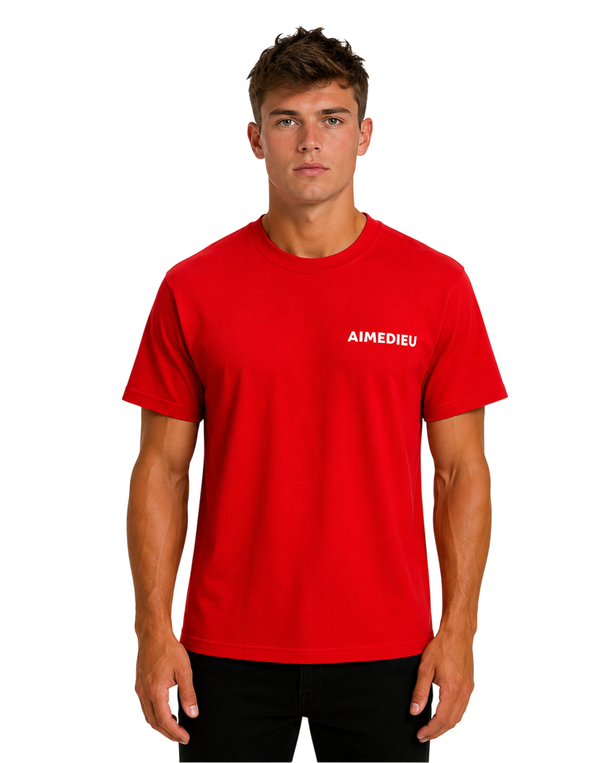 Heavyweight Oversized Tee - AIME Print AIMEDIEU