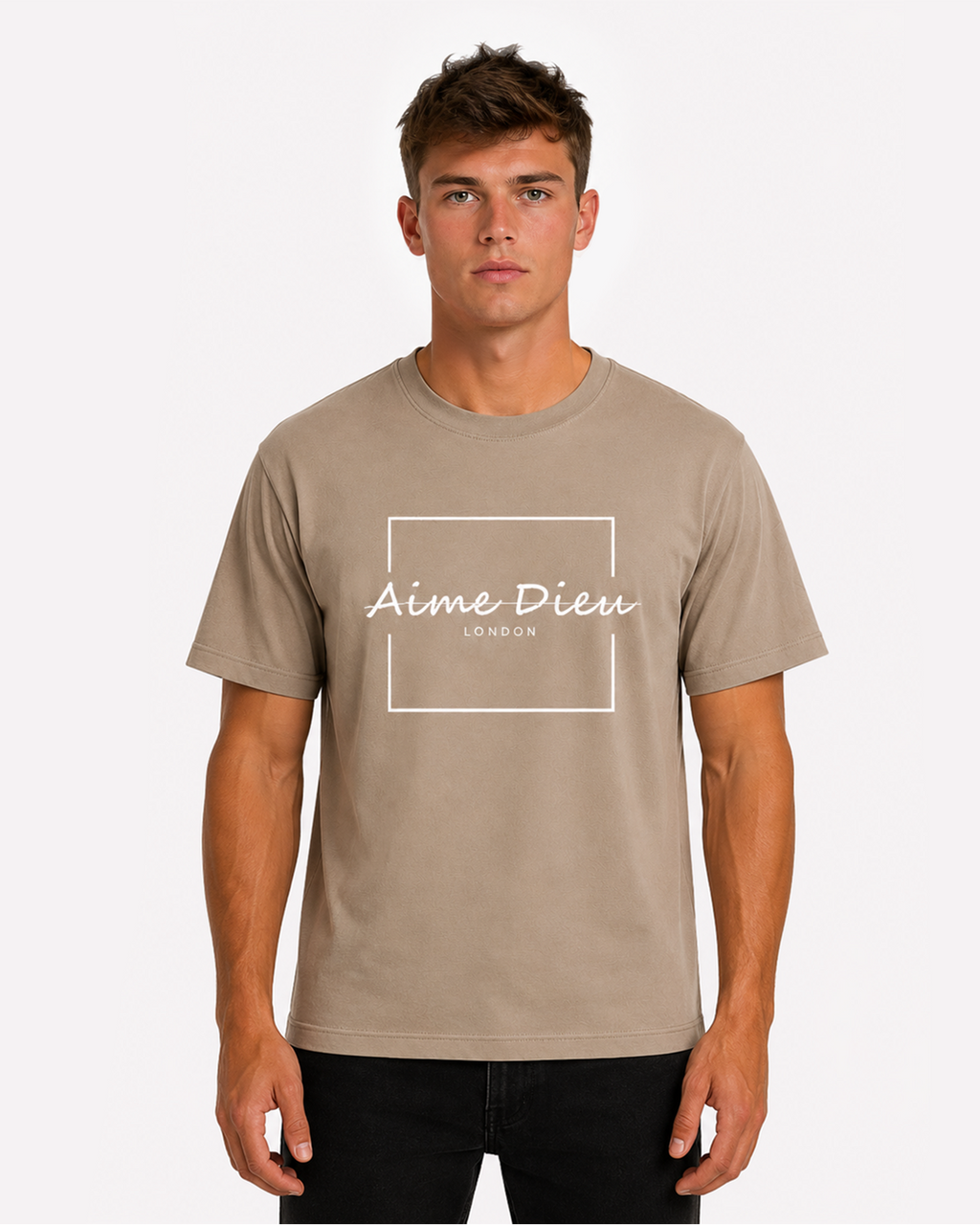 Heavyweight Graphic Tee - Strike Print AIMEDIEU