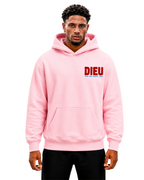 Mens Relaxed Paint Print Hoodie AIMEDIEU
