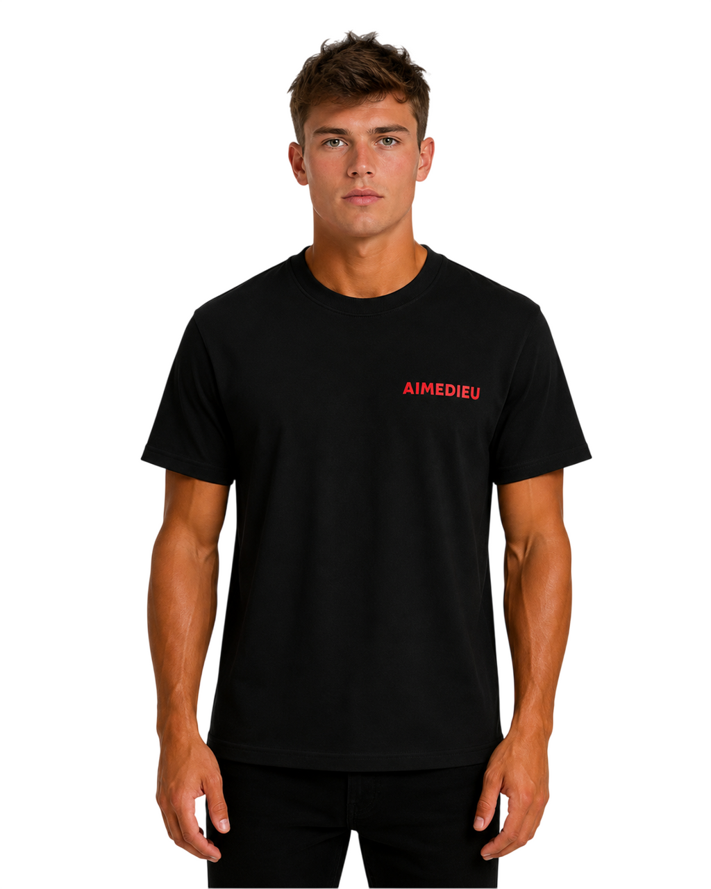 Heavyweight Oversized Tee - AIME Print AIMEDIEU