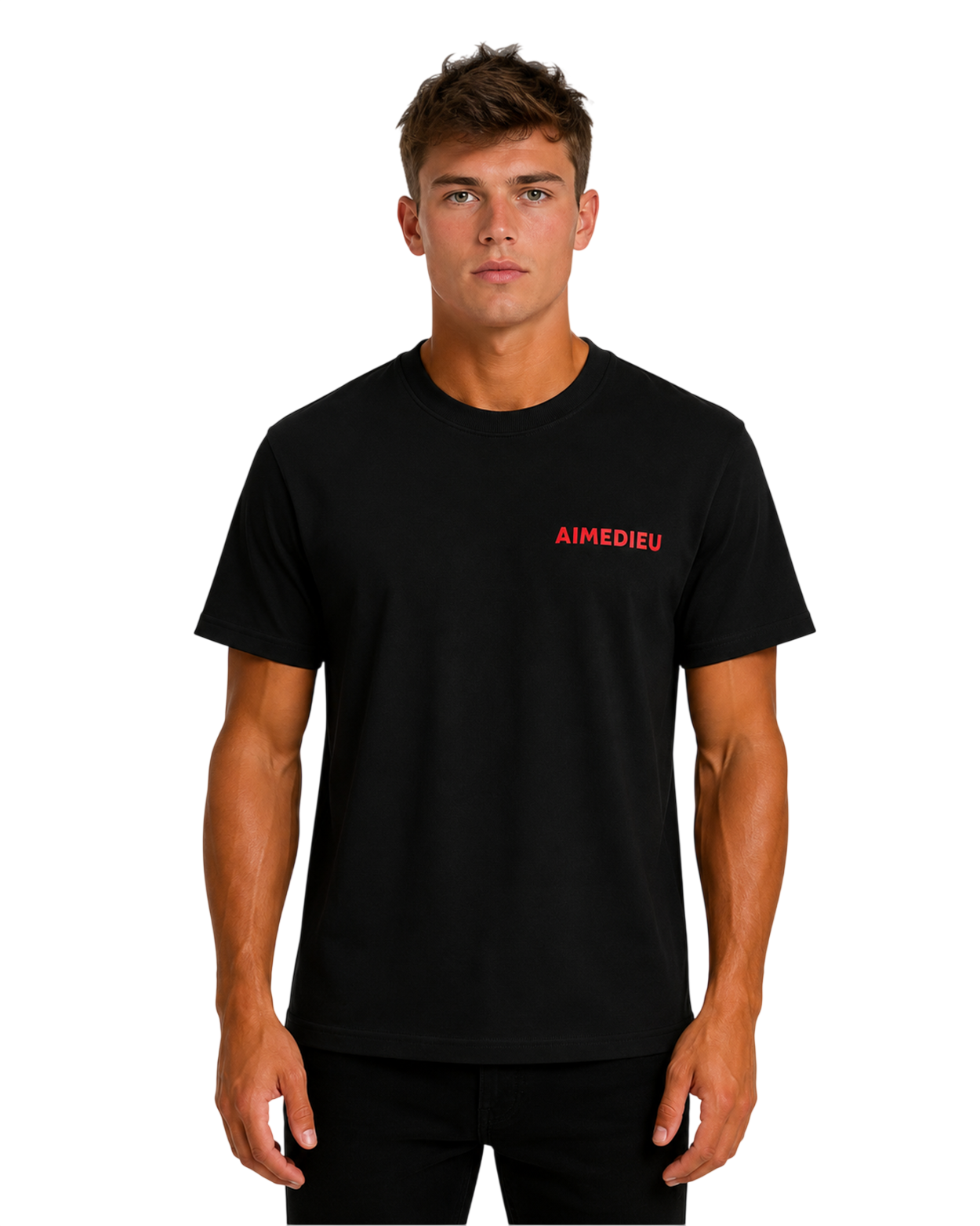 Heavyweight Oversized Tee - AIME Print AIMEDIEU