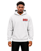 Mens Relaxed Paint Print Hoodie AIMEDIEU