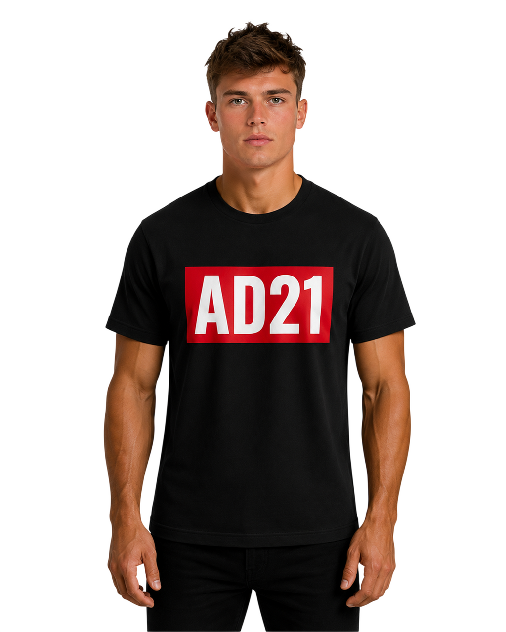Oversized Heavyweight Graphic Ree - AD21 Print AIMEDIEU