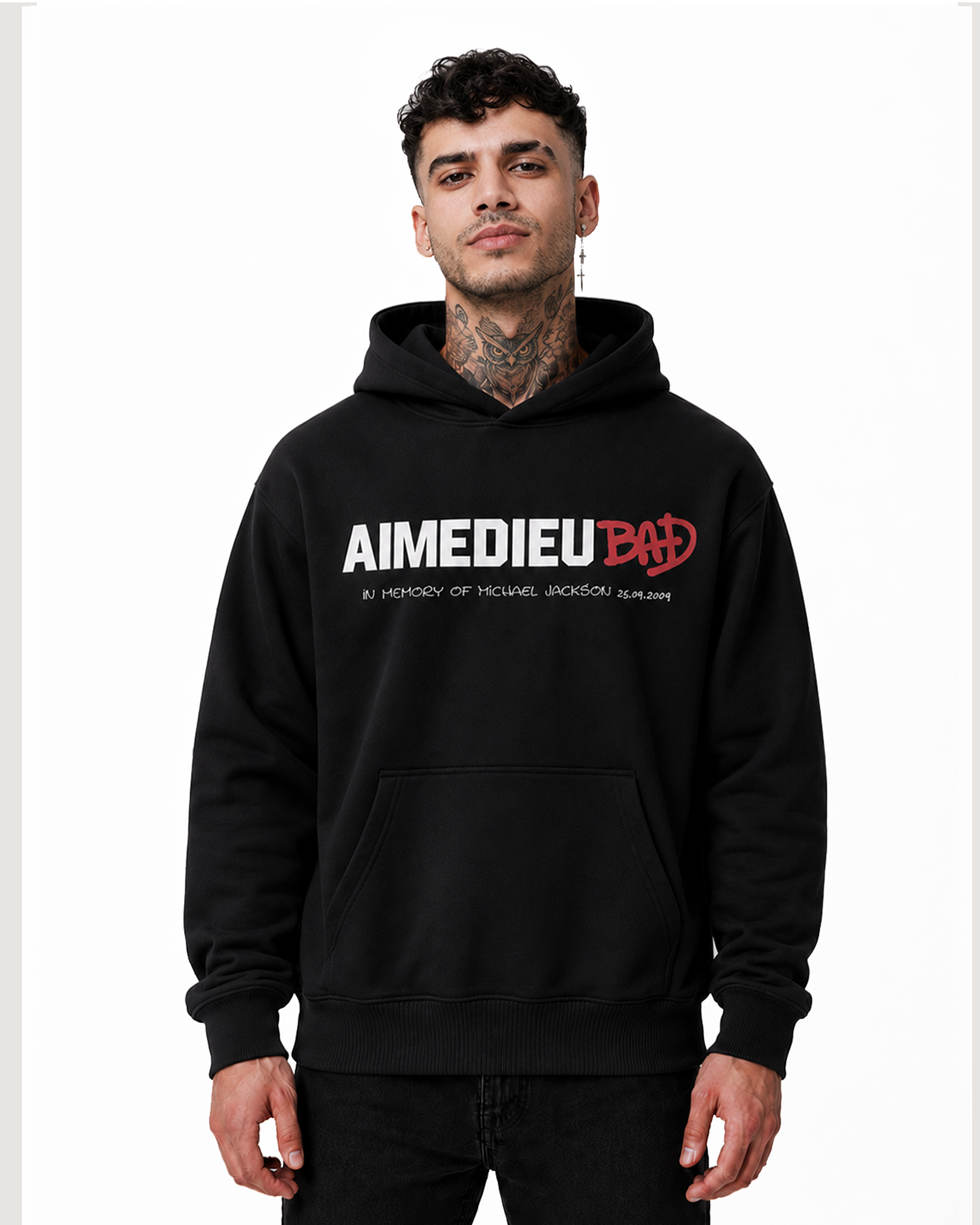Im Bad - Relaxed Pop Star legend Graphic Hoodie AIMEDIEU
