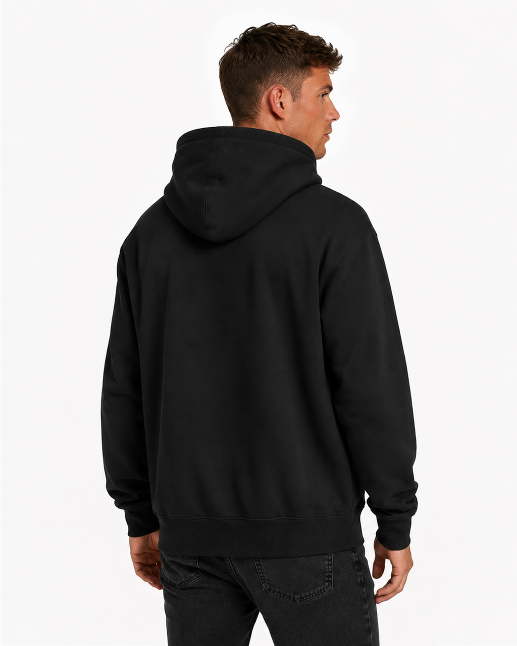 Relaxed Italic Logo Hoodie AIMEDIEU