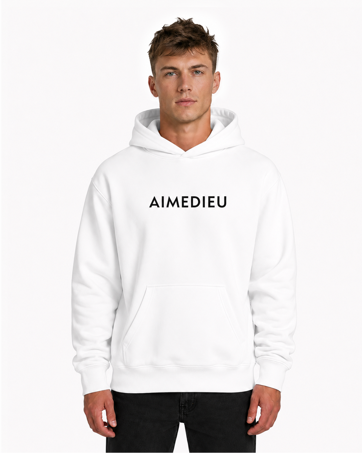 Oversized Bold Font Sweatshirt AIMEDIEU