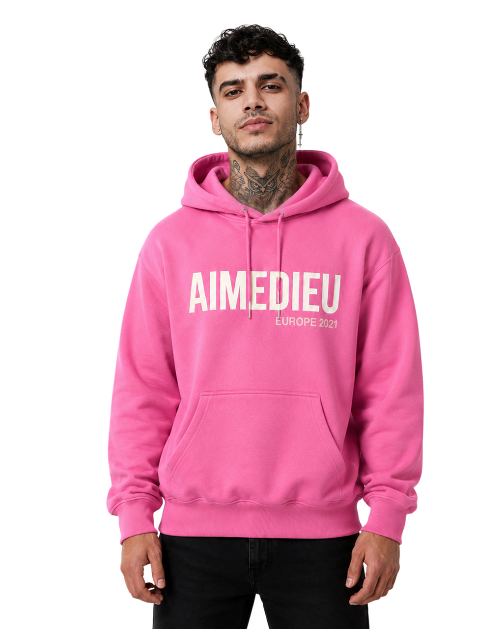 Oversized Graphic Hoodie - Tour Print AIMEDIEU