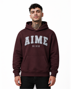 AIMEDIEU BROWN CHENILE HOODIE