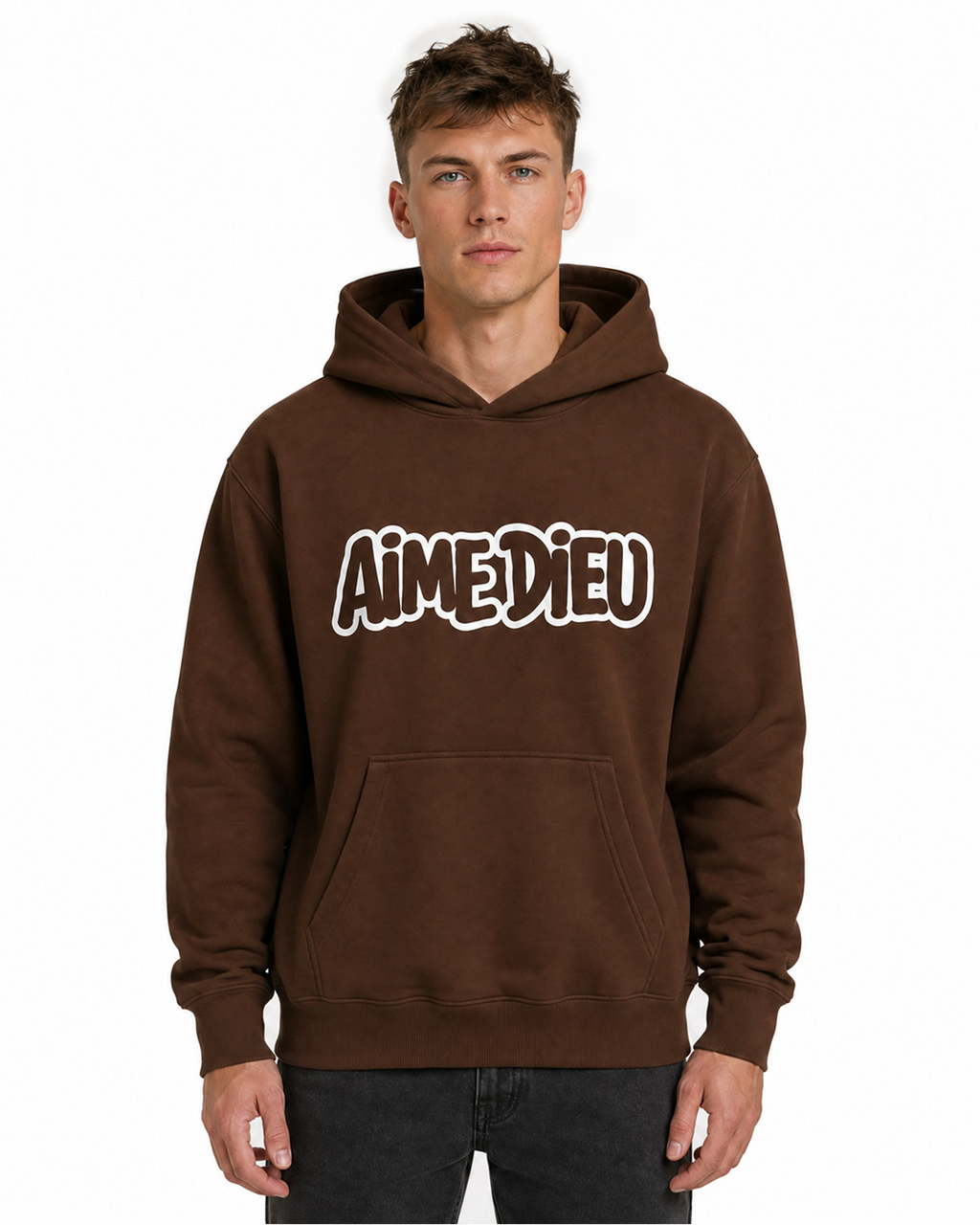 AIMEDIEU BUBBLE FONT HOODIE