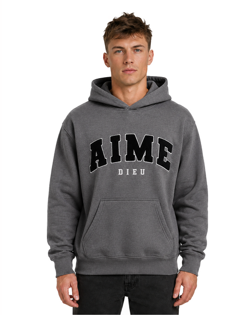 AIMEDIEU CHENILE HOODIE